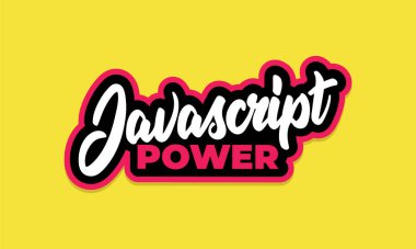 Javascript Güç Etiketi İllüstrasyon Vektör YazıcıComment