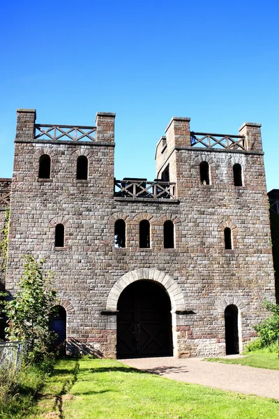 Wales Észak kapu Cardiff Castle — Stock Fotó