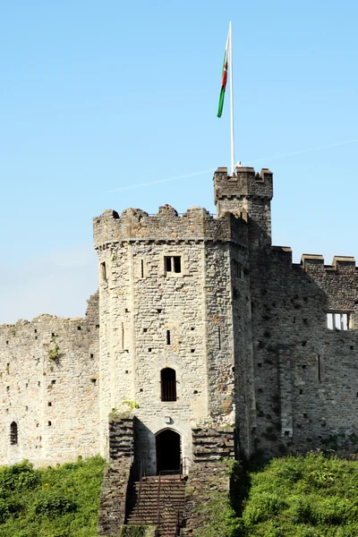 Castelul Cardiff, Țara Galilor — Fotografie, imagine de stoc