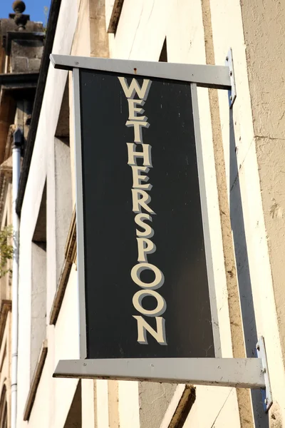 Wetherspoon loga znamení — Stock fotografie