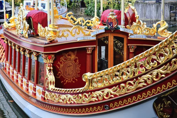 Królewskiej barce Gloriana — Zdjęcie stockowe