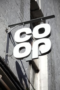 Co Op logo sign