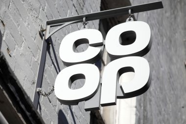 Co Op logo sign