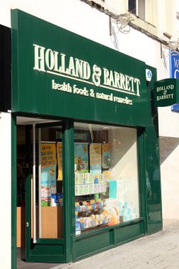 Holland ve Barrett sağlık gıda Dükkanı