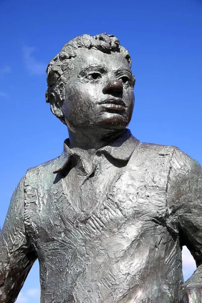 Dylan Thomas 雕像 — 图库照片