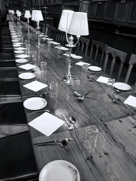 Gran comedor del Christ Church College Universidad de Oxford — Foto de Stock