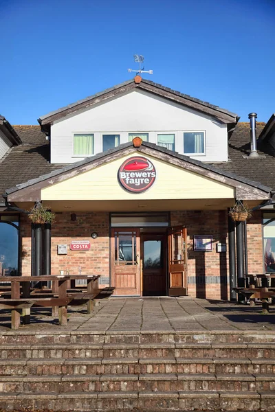 Brewers Fayre brytyjski pub food restauracja — Zdjęcie stockowe