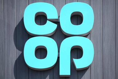 Co Op logo reklam işareti