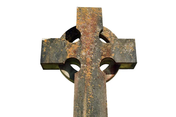 Старий Кельтський хрест — стокове фото