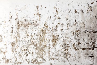 Grunge arka plan beyaz kırık Çimento Beton duvar eski sıkıntılı