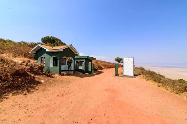 Cratera Ngorongoro National Park Gate Safari África Oriental Agosto 2017 — Fotografia de Stock