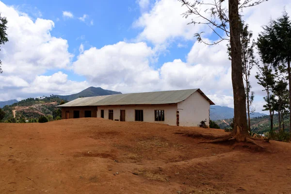 Basic primary school in the Usambara Mountains, Hiking trip, East Africa, August 2017, Northern Tanzania