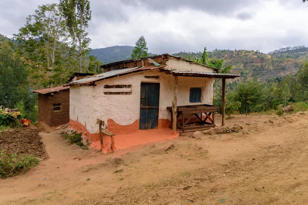 Local residential house in the Usambara Mountains, Hiking trip, East Africa, August 2017, Northern Tanzania