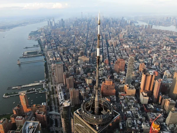 Nueva York Con World Trade Center Fotografía Aérea — Foto de Stock