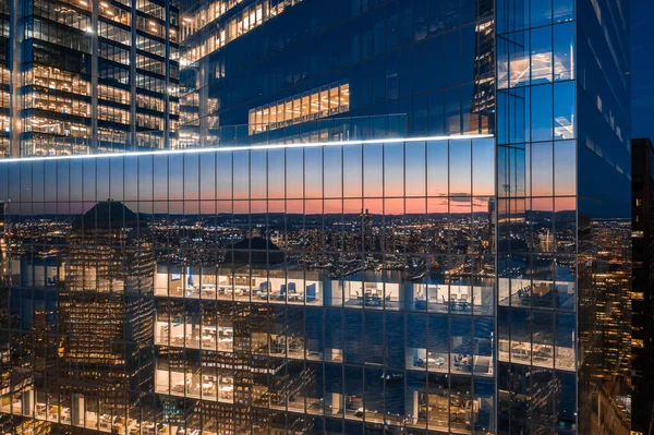 New York Skyline Manhattan Financial District — 스톡 사진