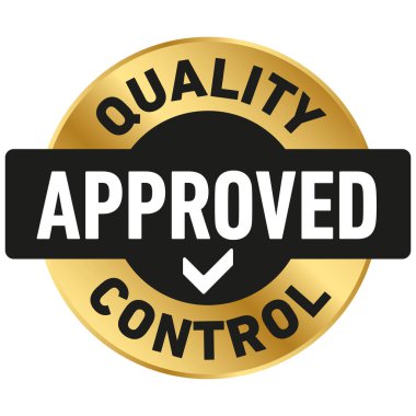 Kalite Denetimi Onaylanan simge - Vektör