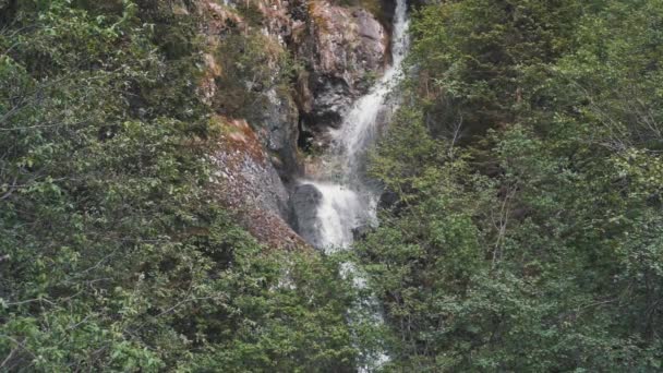Bergflüsse und Wasserfälle in den Dolomiten — Stockvideo