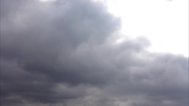 Wolken Lucht Verstrijken Van Tijd — Stockvideo
