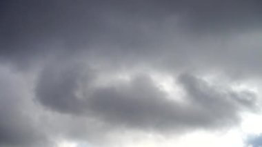 Gökyüzündeki bulutlar.