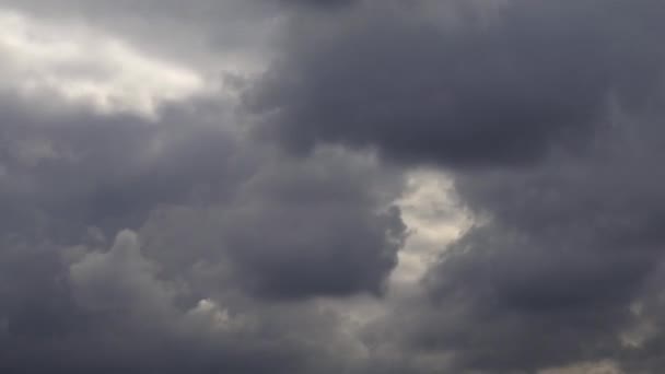 Wolken Lucht Verstrijken Van Tijd — Stockvideo