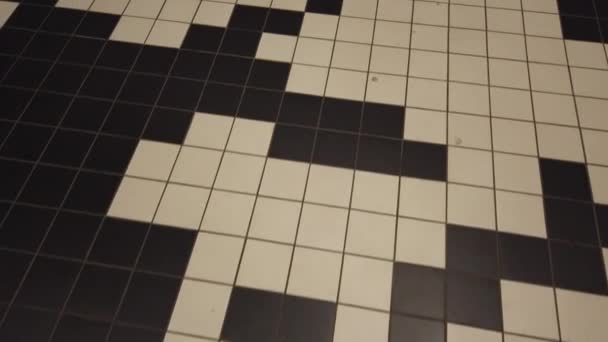 Plancher Dans Centre Commercial Modèle Partir Une Tuile — Video