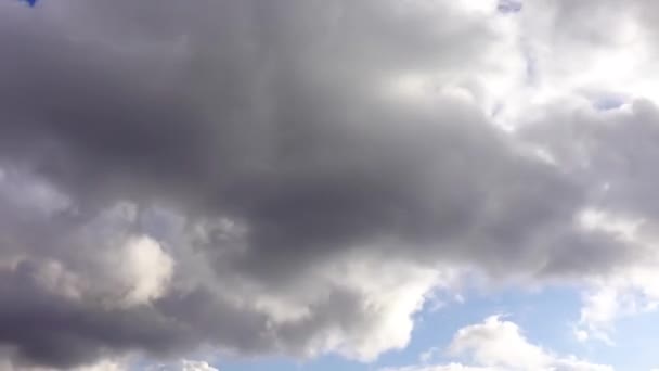 空の雲 撮影時間の経過 — ストック動画