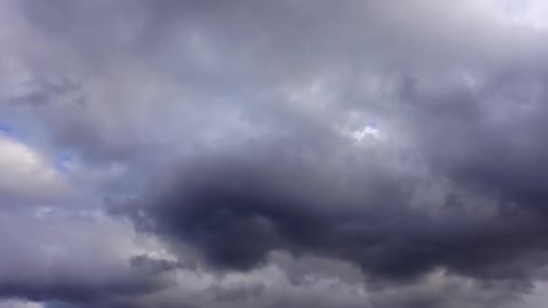 空の雲 撮影時間の経過 — ストック動画