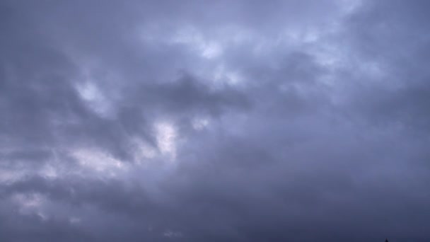 Disparos Nubes Movimiento Nubes — Vídeos de Stock