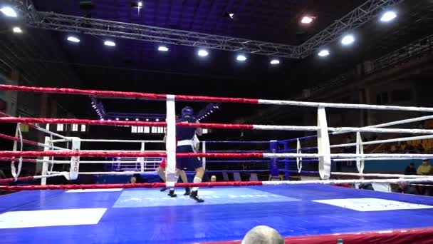 Lviv Ukraine Décembre 2019 Championnat Ukraine Boxe Chez Les Jeunes — Video