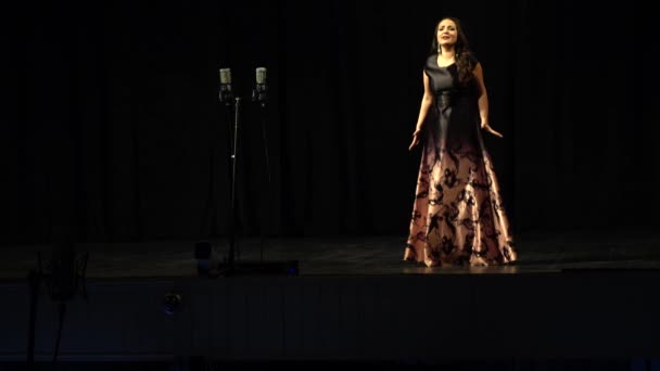 Lviv Ukraine November 2019 Performances Participants International Competition Opera Singers — 图库视频影像