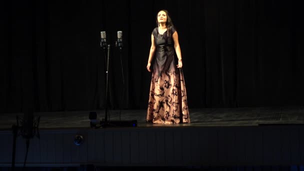 Lviv Ukraine November 2019 Performances Participants International Competition Opera Singers — Stockvideo