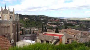 Toledo, İspanya 'daki San Juan de los Reyes Manastırı..