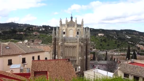 Mosteiro San Juan Los Reyes Toledo Espanha — Vídeo de Stock