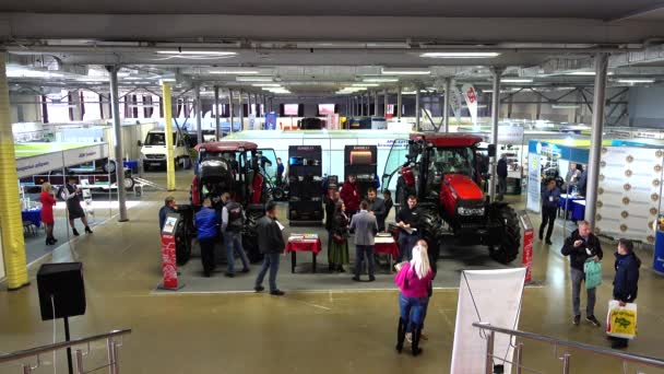 Lviv Ucraina Novembre 2019 Fiera Internazionale Dell Agricoltura Euroagro Macchine — Video Stock