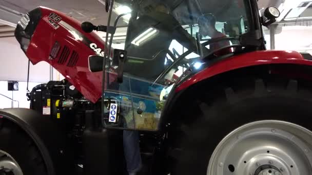 Lviv Oekraïne November 2019 Internationale Landbouwtentoonstelling Euroagro Landbouwmachines Tentoonstelling — Stockvideo