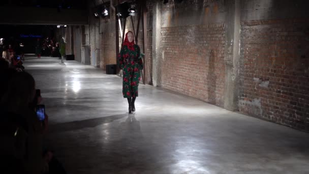 Lviv Ukraine Octobre 2019 Lviv Fashion Week 2020 Collection Défilé — Video