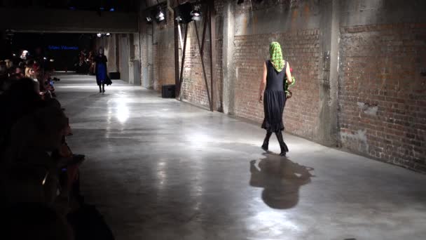 Lviv Ukraine Octobre 2019 Lviv Fashion Week 2020 Collection Défilé — Video