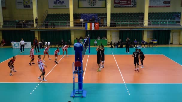 Lviv Ucraina Ottobre 2019 Partecipanti Torneo Open Cup Lviv Volley — Video Stock