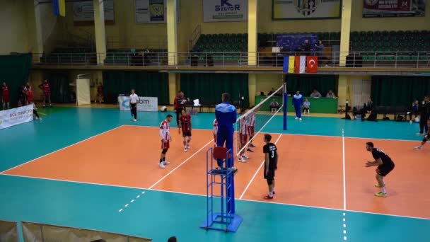 Lviv Ucraina Ottobre 2019 Partecipanti Torneo Open Cup Lviv Volley — Video Stock