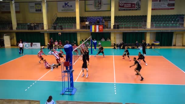 Lviv Ucrania Octubre 2019 Participantes Del Torneo Copa Abierta Lviv — Vídeo de stock