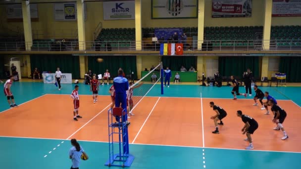 Lviv Ucraina Ottobre 2019 Partecipanti Torneo Open Cup Lviv Volley — Video Stock