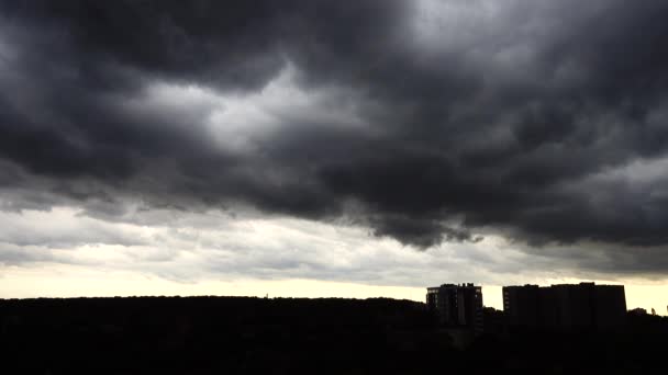 Nuvens Tempestade Céu — Vídeo de Stock