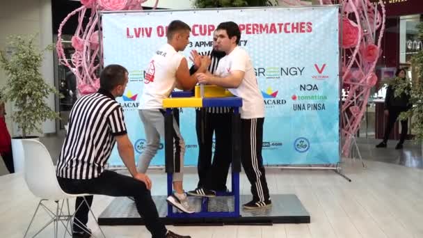 Lviv Ukraine Septembre 2019 Participants Tournoi Sur Les Supermatches Lviv — Video