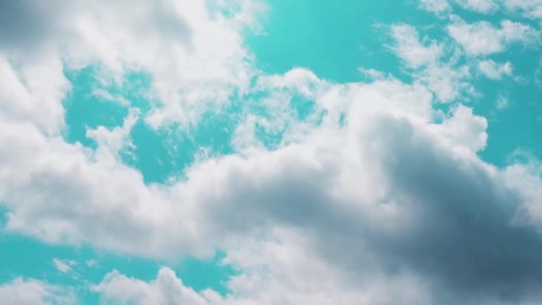 Облака Небе Маневрирование Облаков — стоковое видео