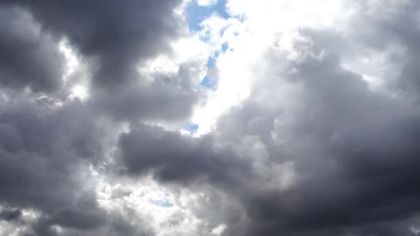 Chmury Niebie Strzał Chmury — Wideo stockowe