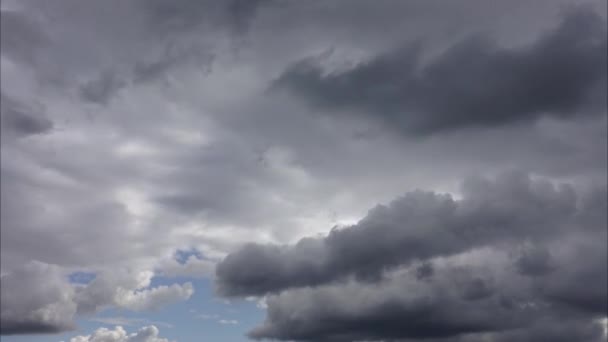 Nuvens Céu Tiro Movimento Nuvem Desfasamento Temporal — Vídeo de Stock