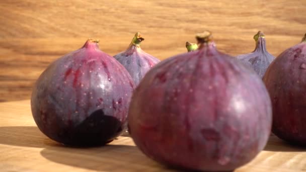 Beeren Von Feigen Schießen Bewegung — Stockvideo