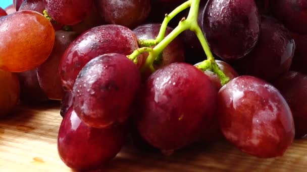 Uvas Disparos Movimiento — Vídeos de Stock