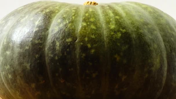 Calabaza Una Tabla Cocina Disparos Movimiento — Vídeos de Stock