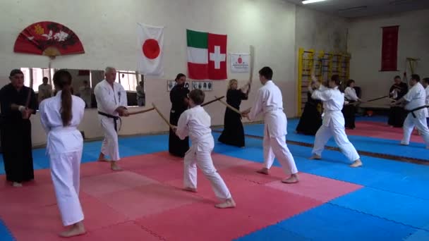 Lviv Ukraine October 2019 Budo Marathon 2019 Participants Marathon Practice — Stock Video